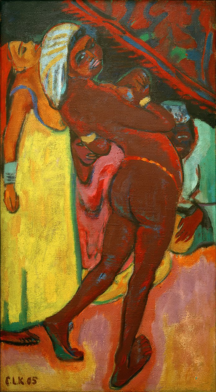 O Dançarino Negro de Ernst Ludwig Kirchner