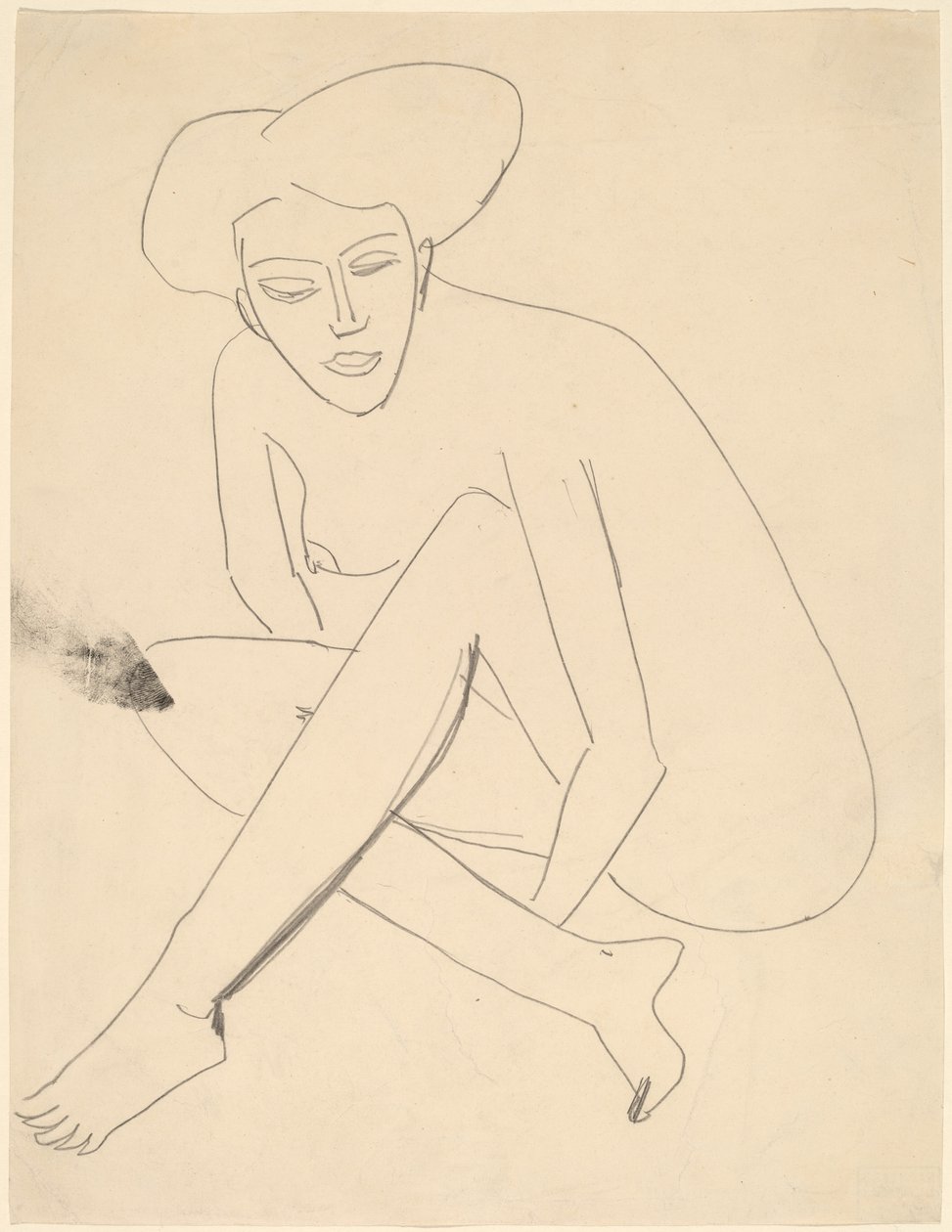 Dodô sentado de Ernst Ludwig Kirchner