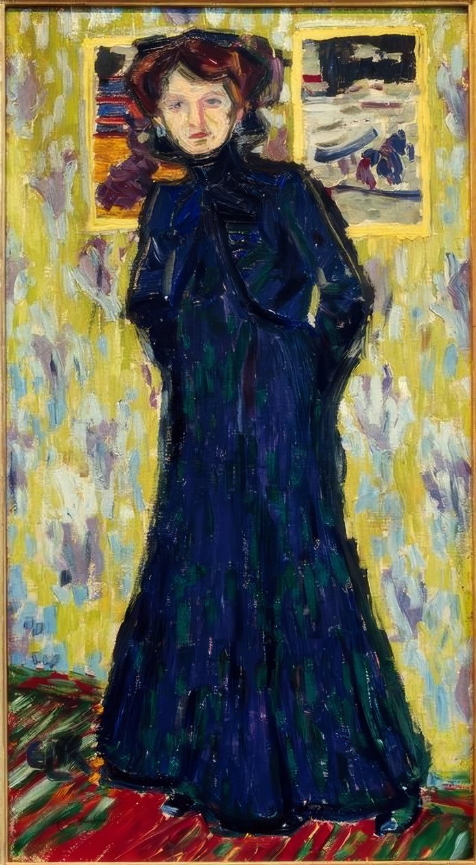 Doris, em pé de Ernst Ludwig Kirchner