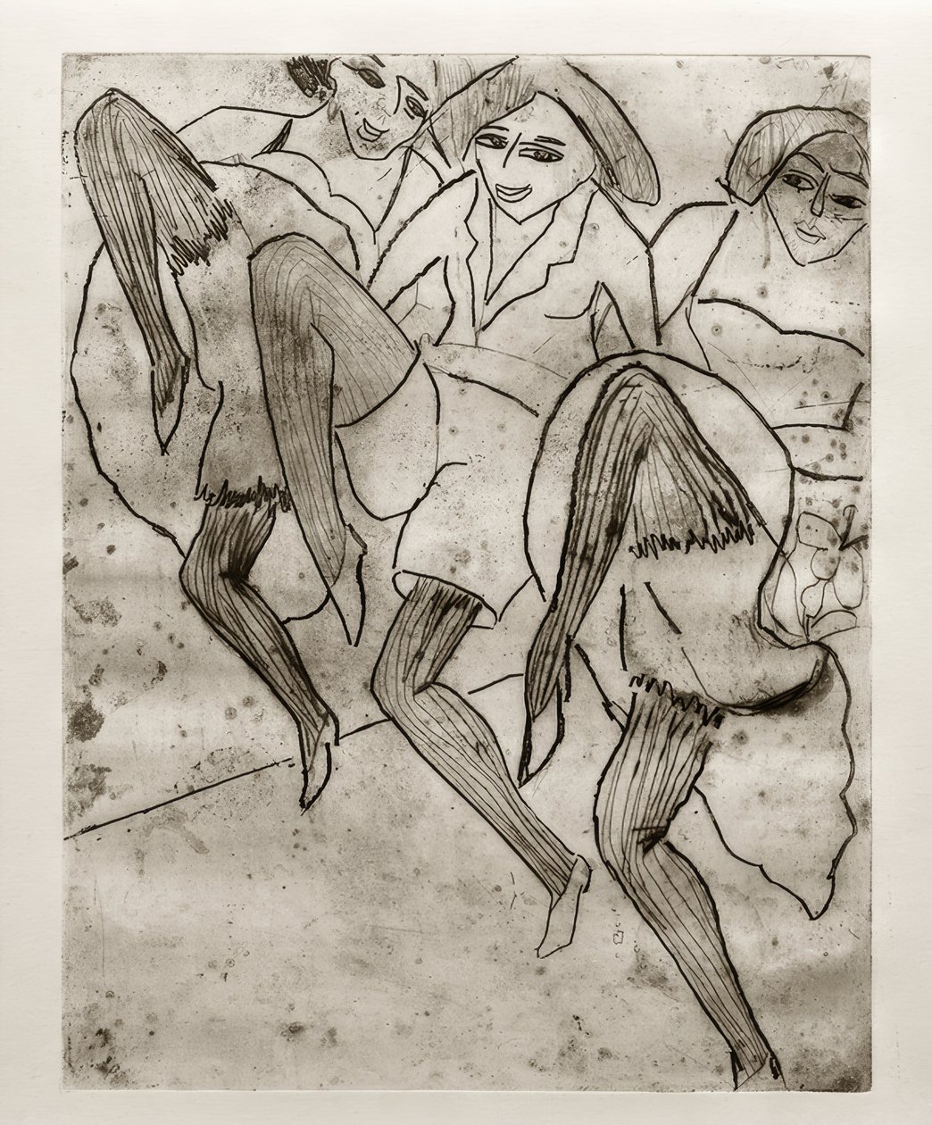 ELKirchner, dançarinos de Hamburgo de Ernst Ludwig Kirchner