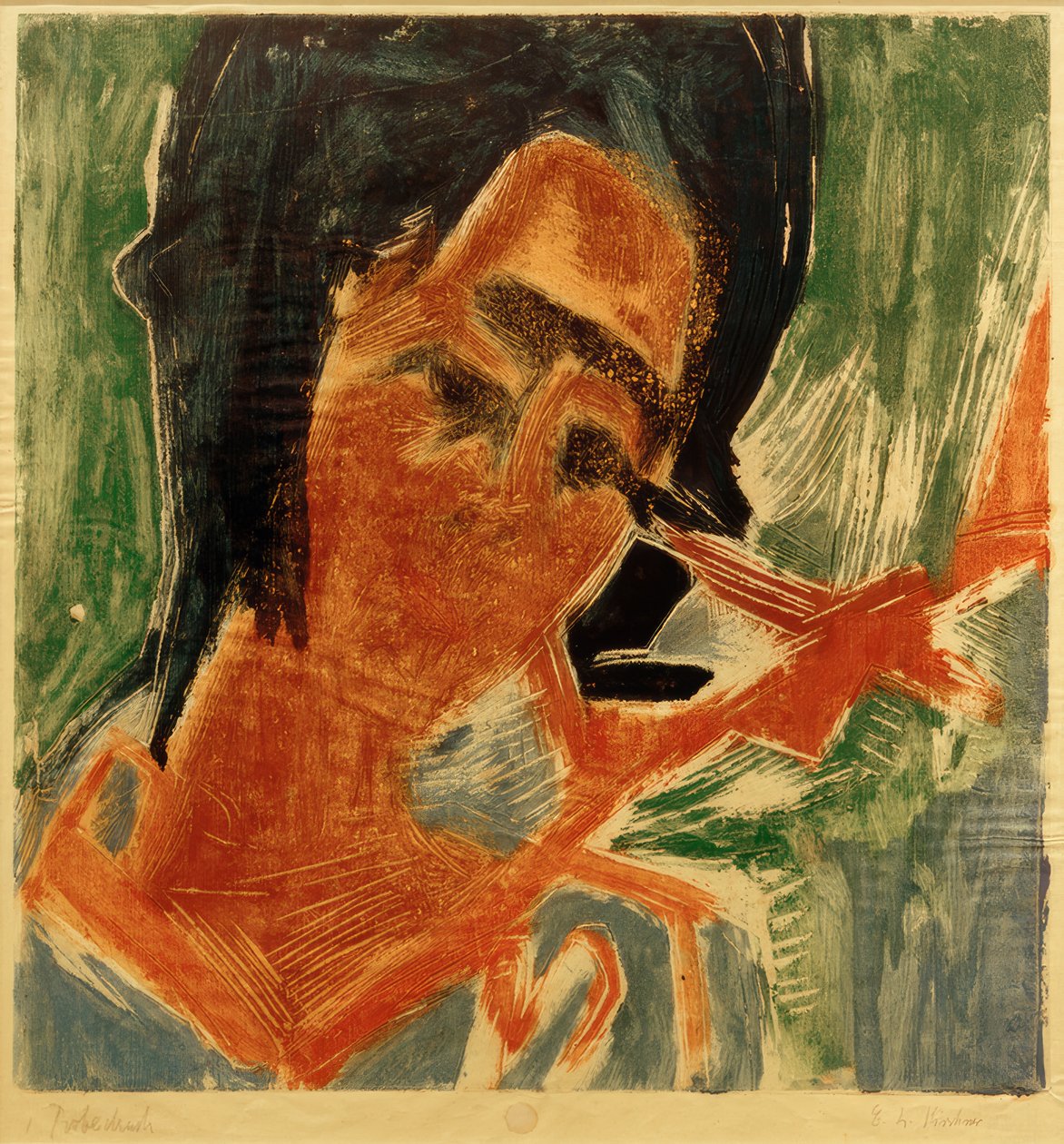 ELKirchner, Rapariga de Ernst Ludwig Kirchner