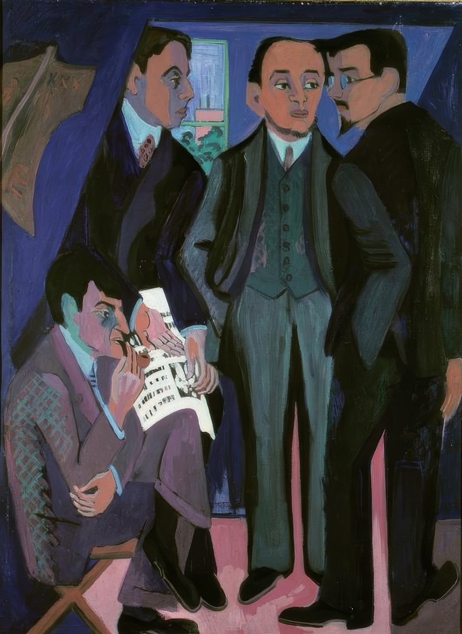 Uma comunidade de artistas de Ernst Ludwig Kirchner