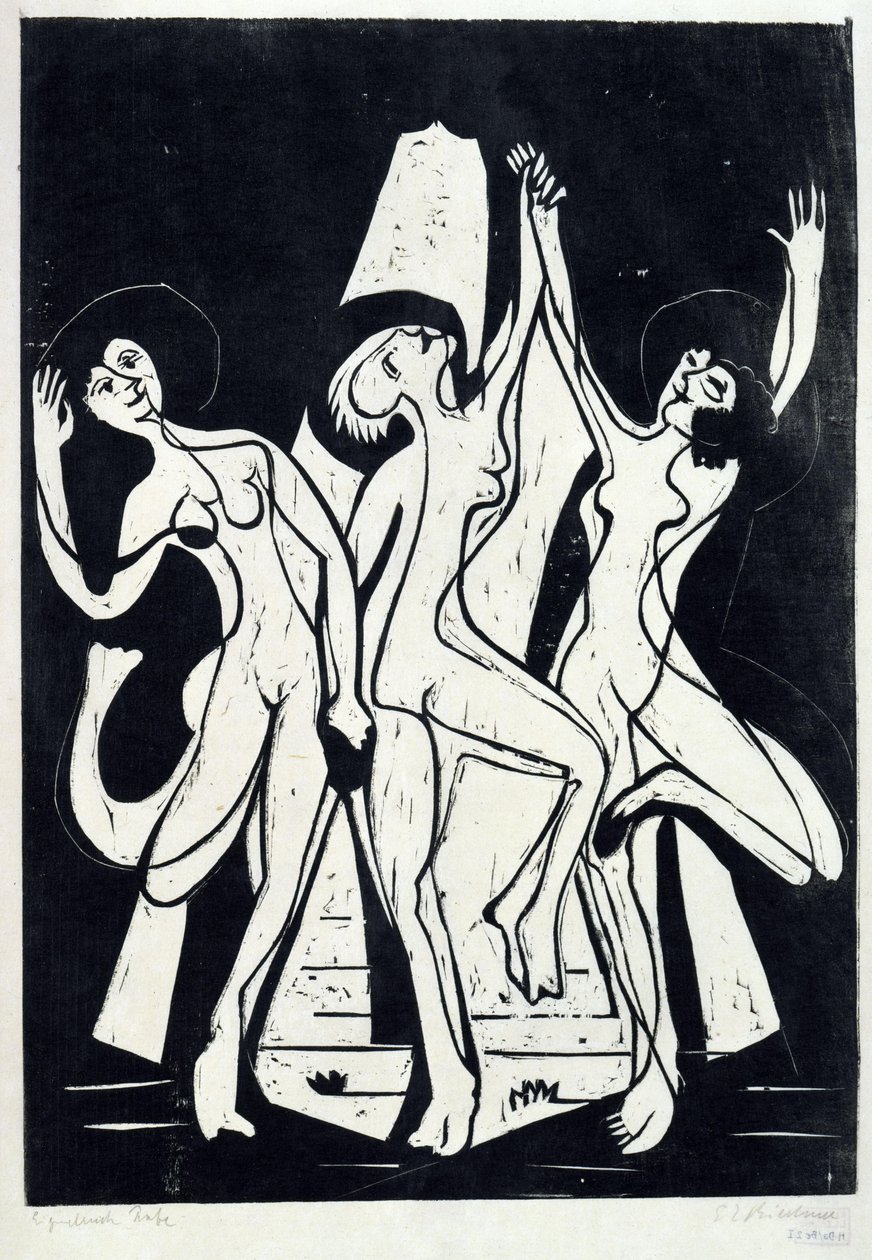 Dança das cores de Ernst Ludwig Kirchner