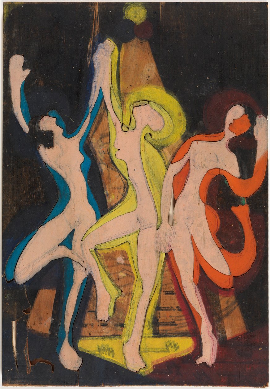 Dança das Cores, Farbstock II de Ernst Ludwig Kirchner