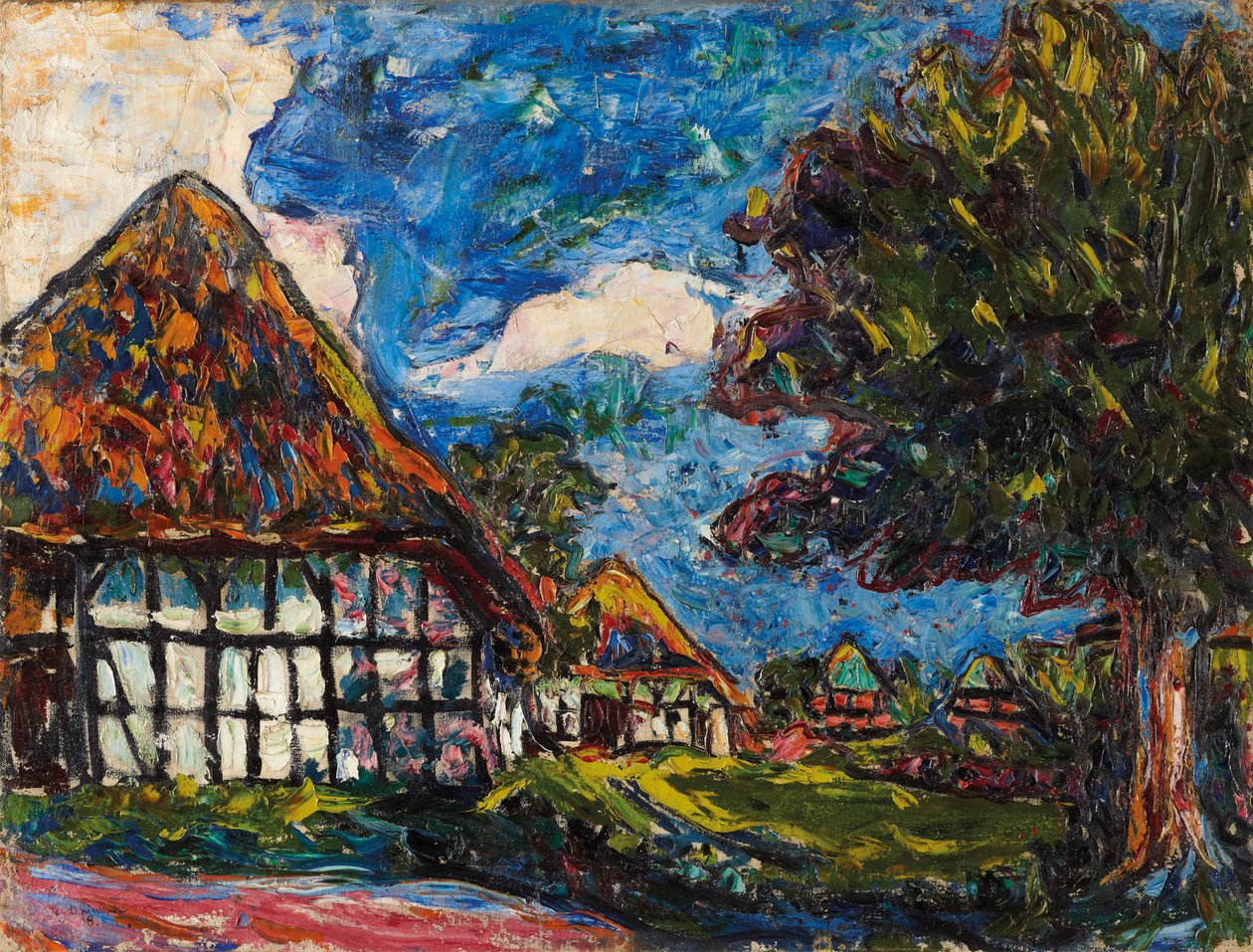 Casas de Fehmarn de Ernst Ludwig Kirchner