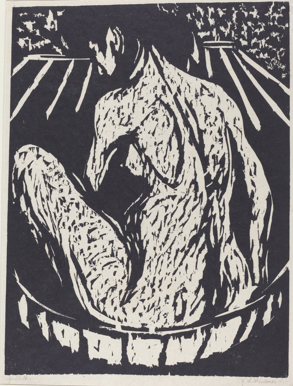 Nu feminino de Ernst Ludwig Kirchner