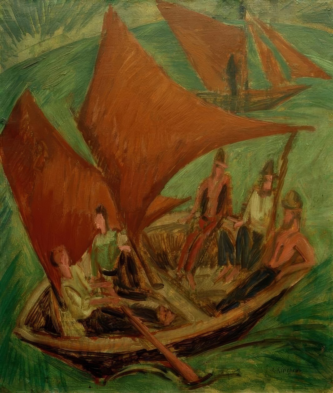 barcos de pesca de Ernst Ludwig Kirchner