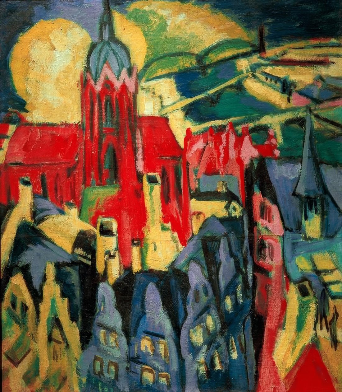 Catedral de Frankfurt de Ernst Ludwig Kirchner