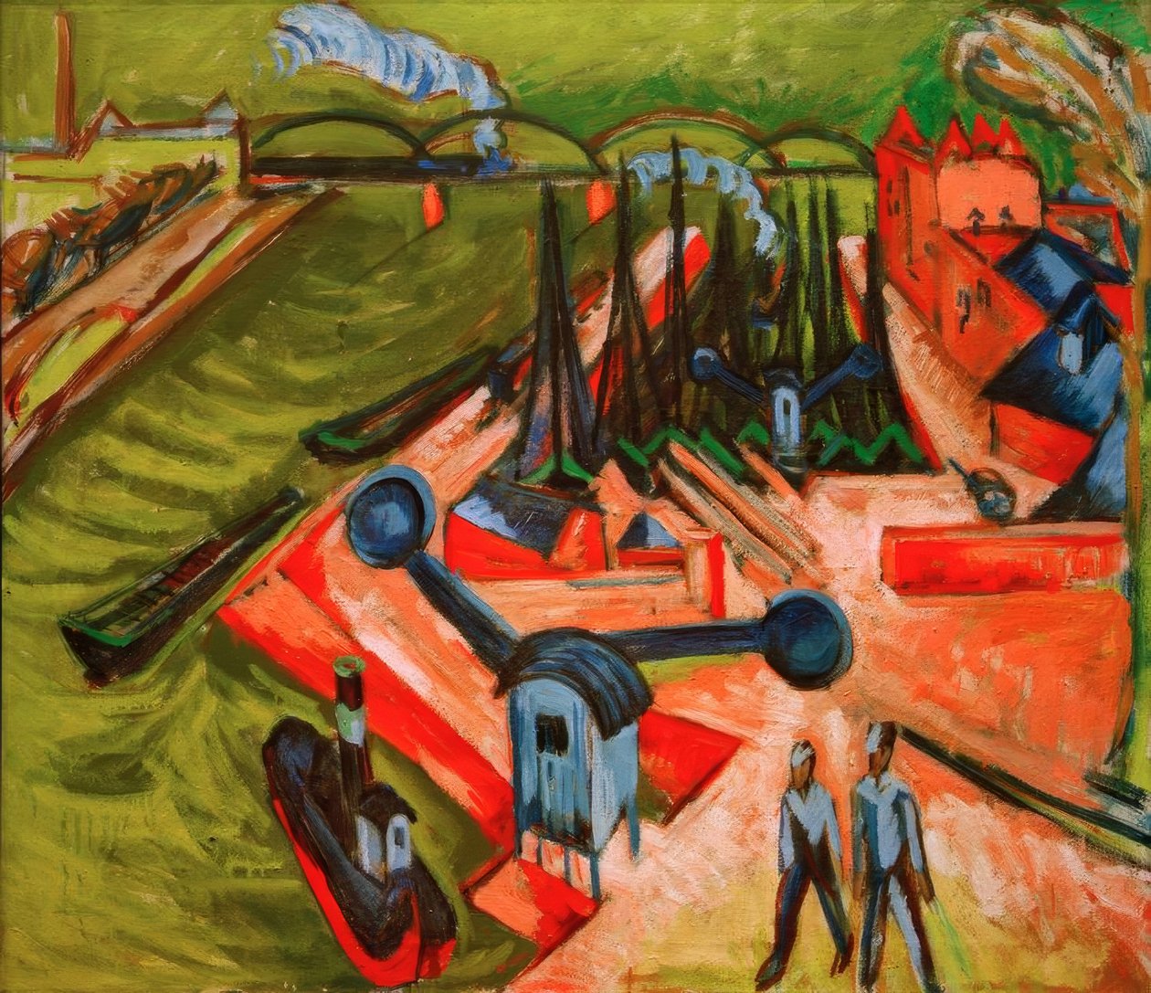 Frankfurt Westhafen de Ernst Ludwig Kirchner