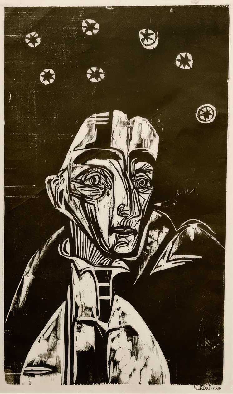Mulher no meio da noite de Ernst Ludwig Kirchner