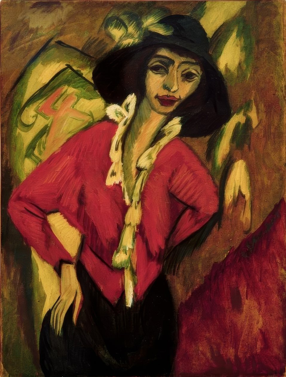 Cabeça de mulher, Gerda de Ernst Ludwig Kirchner
