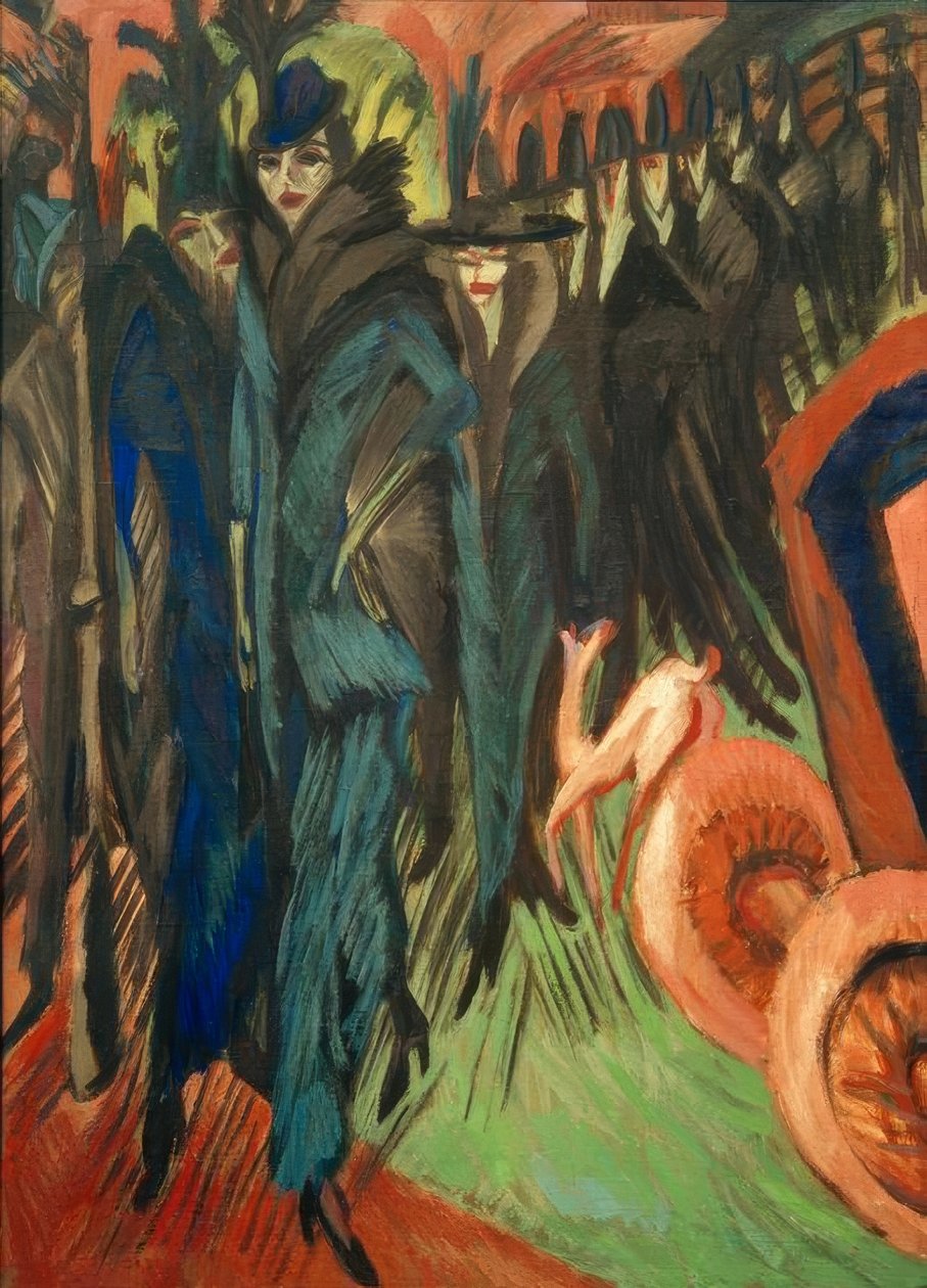 Friedrichstrasse, Berlim de Ernst Ludwig Kirchner