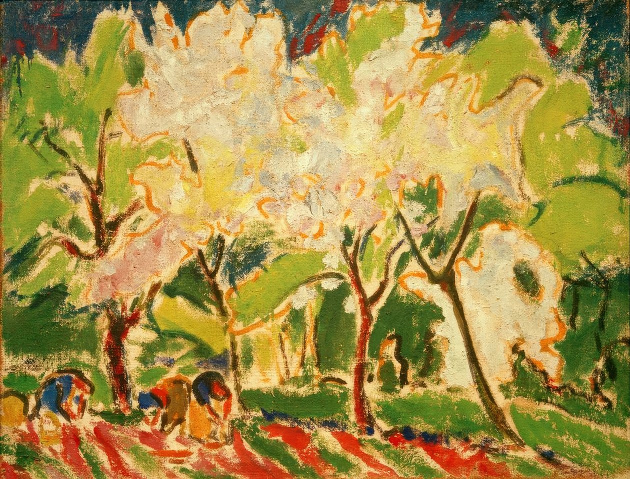 paisagem da mola de Ernst Ludwig Kirchner