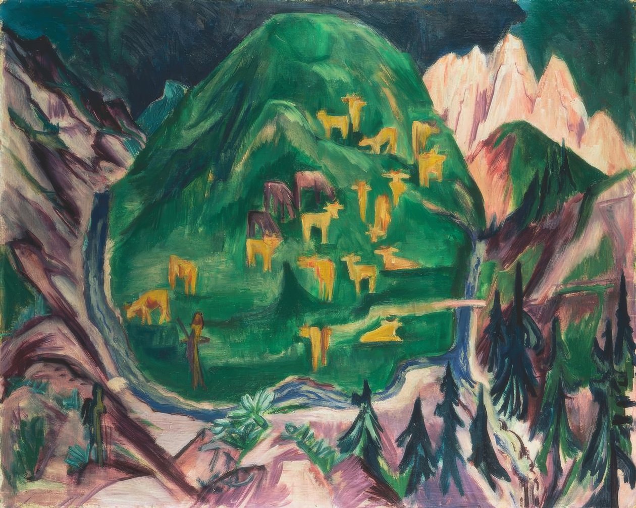 Galtviehweide de Ernst Ludwig Kirchner