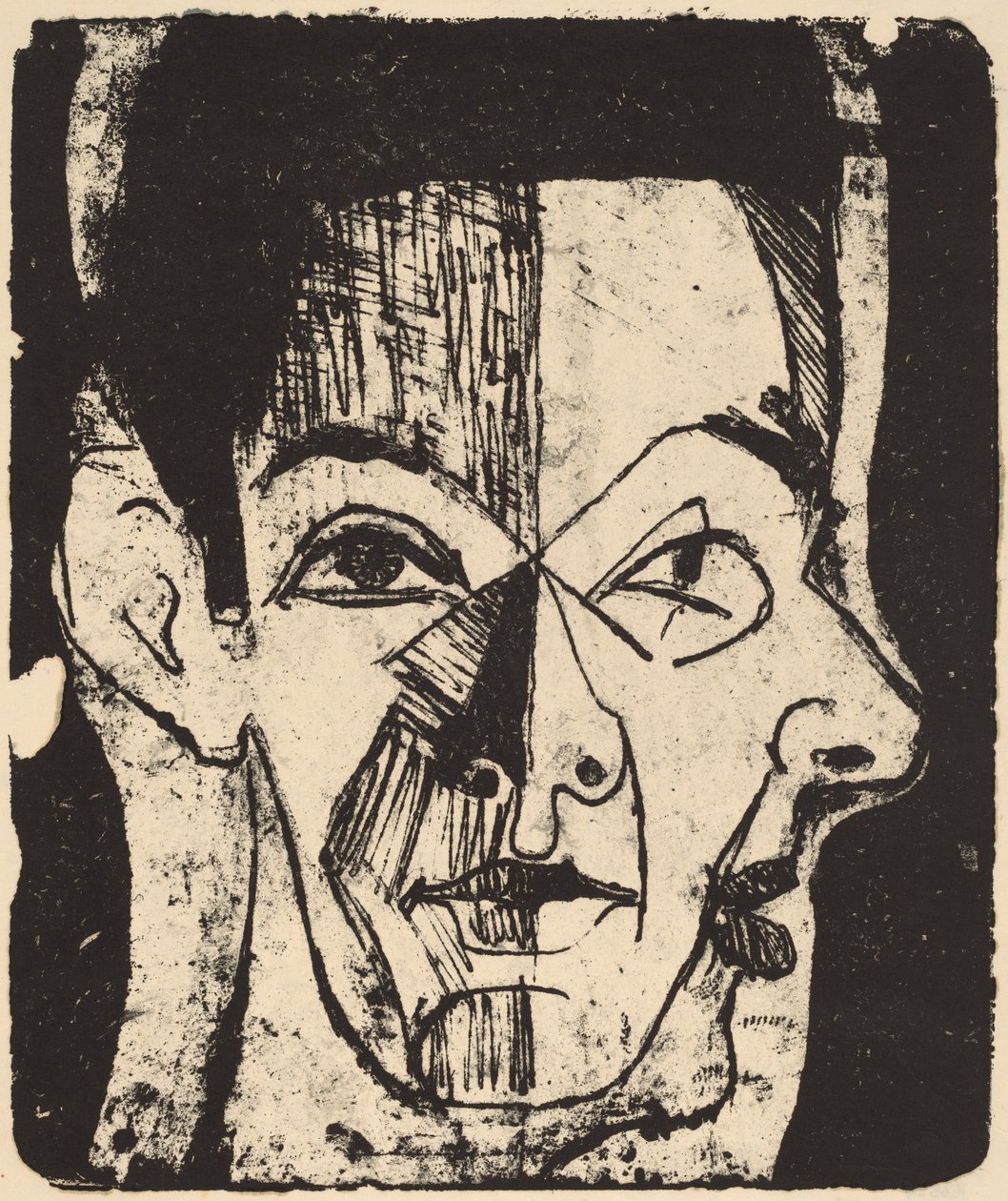 Estudo principal de Ernst Ludwig Kirchner