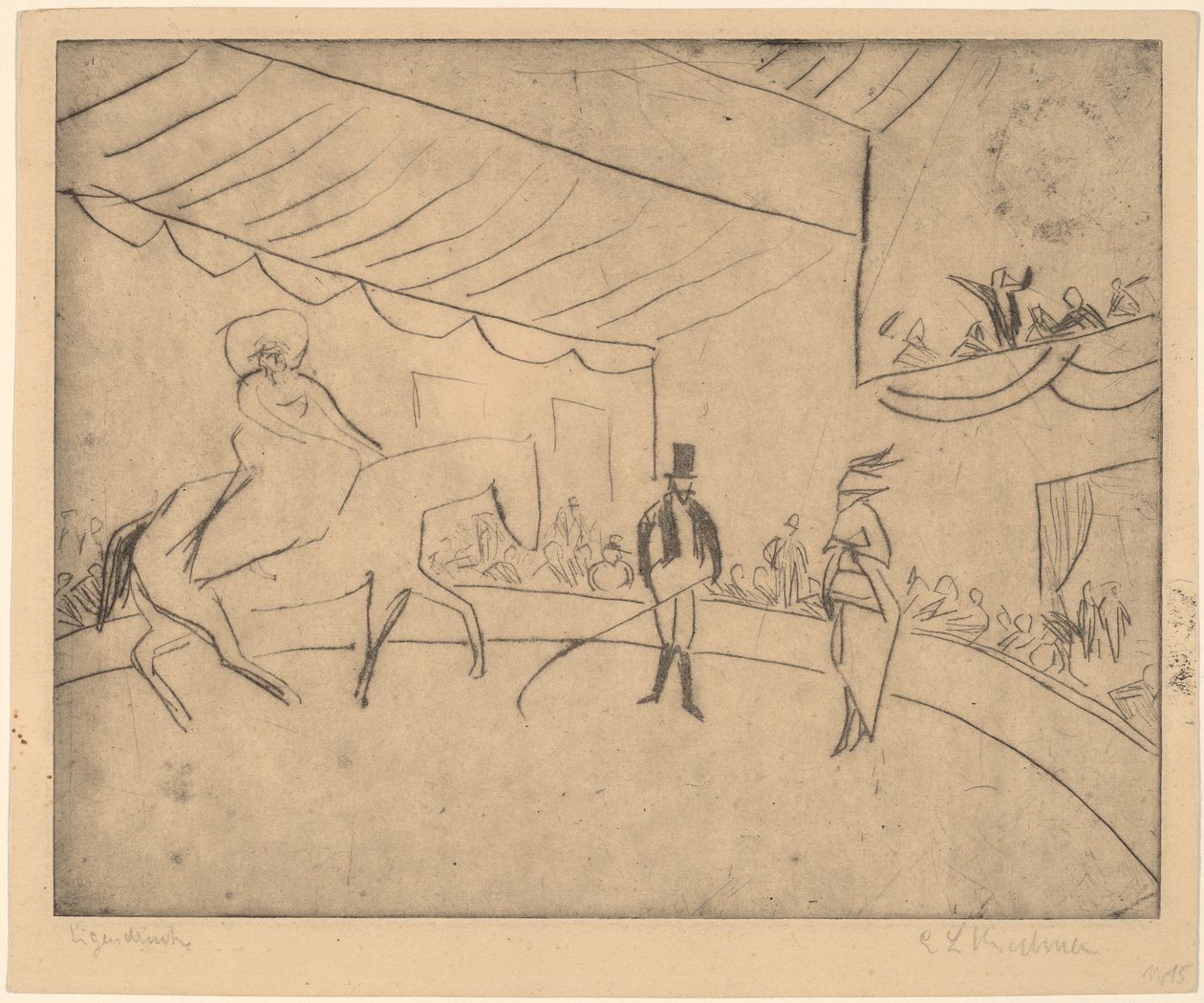 Hipódromo de Ernst Ludwig Kirchner