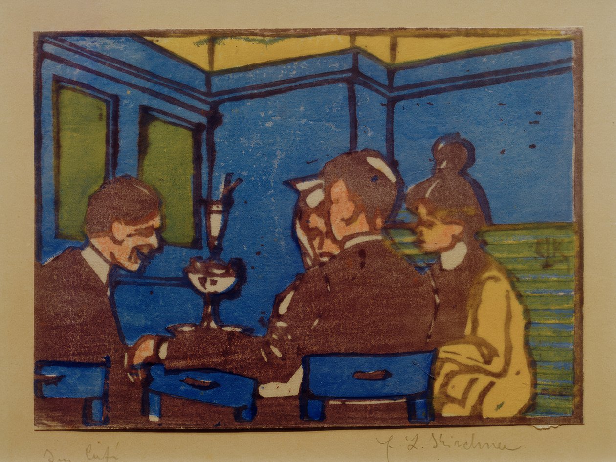 Im Café II de Ernst Ludwig Kirchner