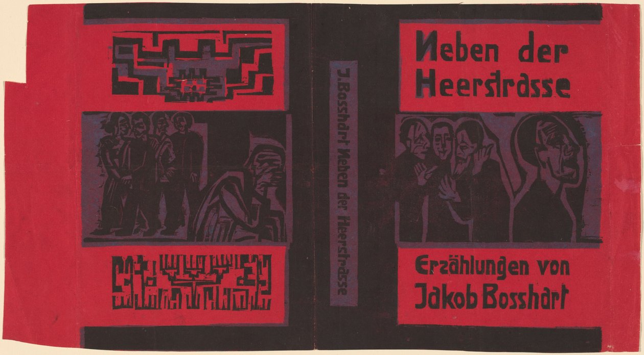 Jakob Bolsharat: Neben der Heyerstrasse (Jakob Bolsharat: Perto da Main Street) de Ernst Ludwig Kirchner