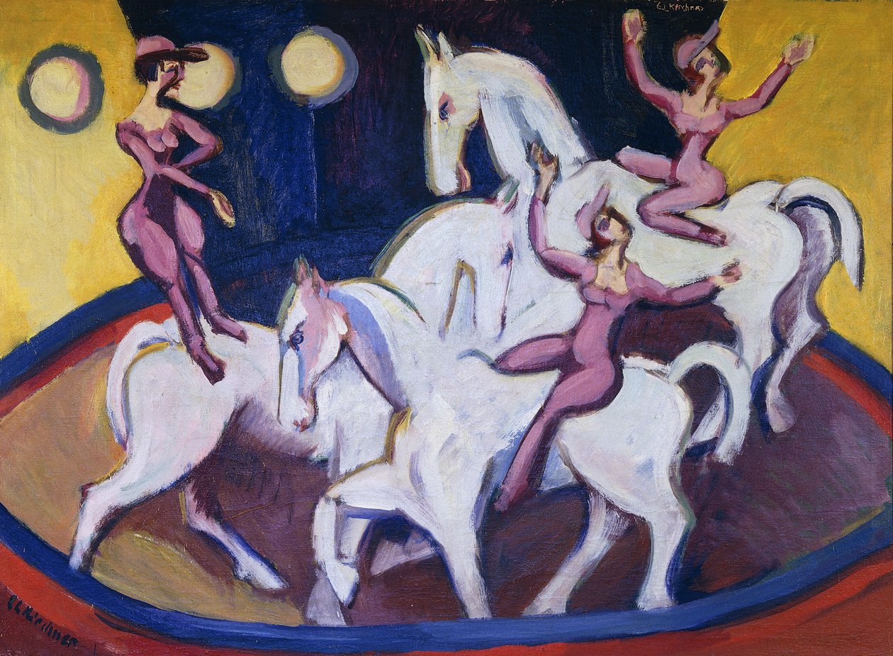Jockeyakt, 1925 de Ernst Ludwig Kirchner