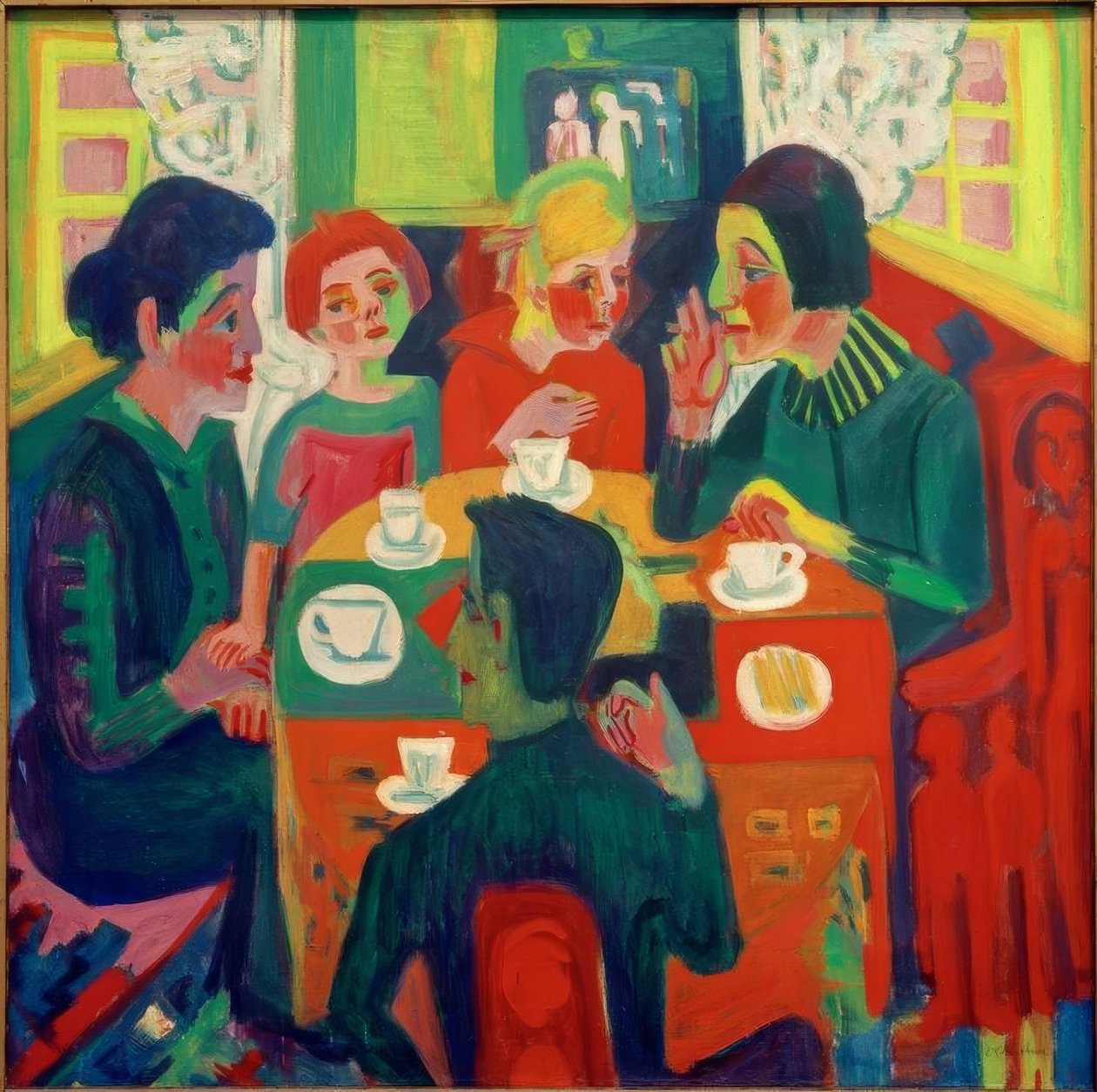 mesa de café de Ernst Ludwig Kirchner