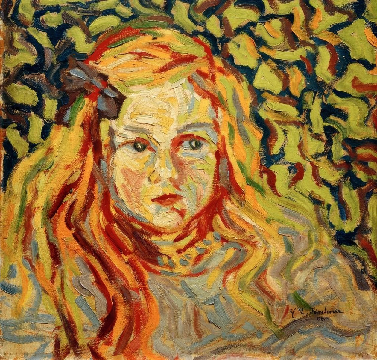 Kinderköpfchen de Ernst Ludwig Kirchner