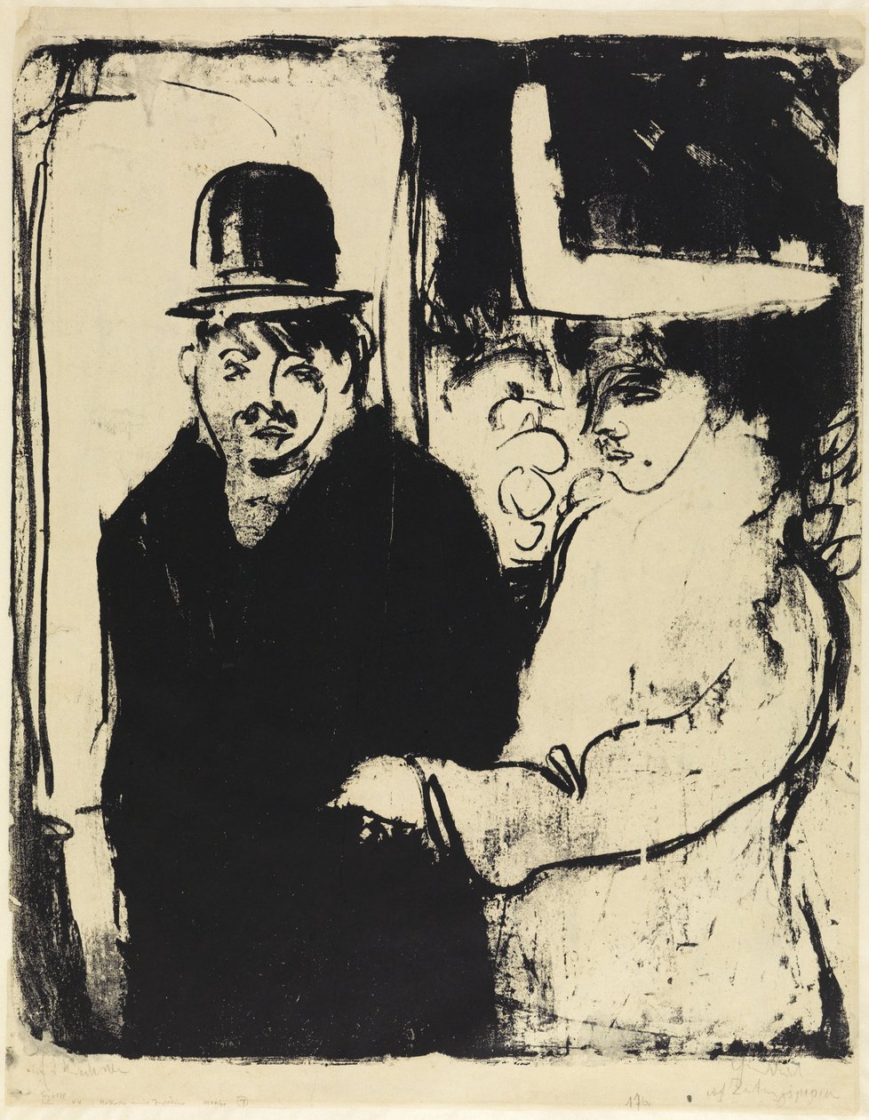 Proxenetas e cafetões de Ernst Ludwig Kirchner