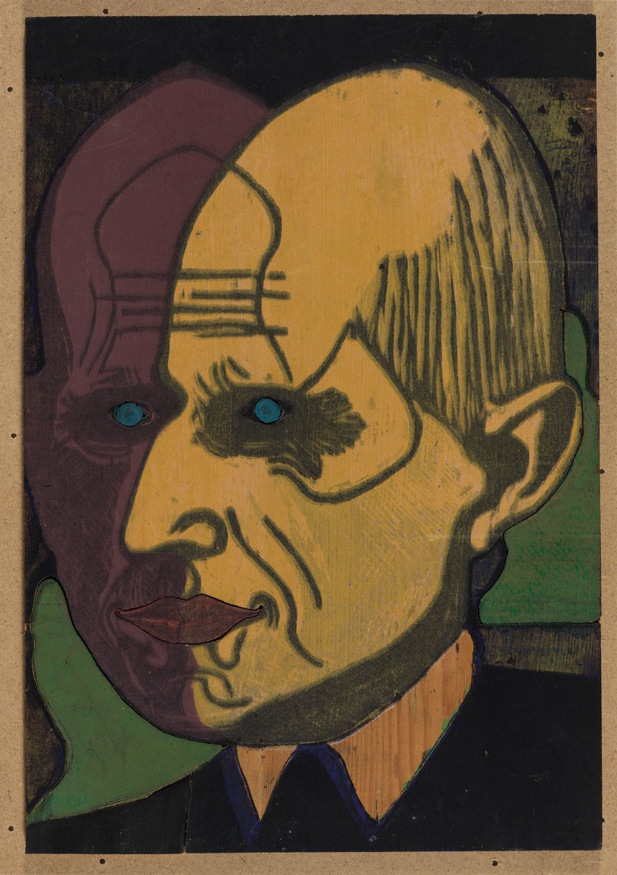 Diretor: Dr. Bauer, Farbstock II de Ernst Ludwig Kirchner