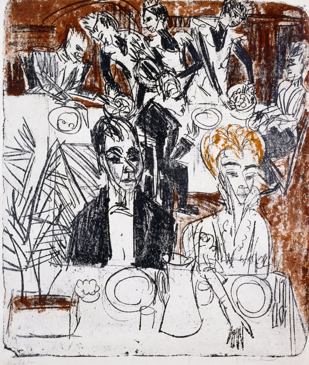 Mesa de arrumação de Ernst Ludwig Kirchner