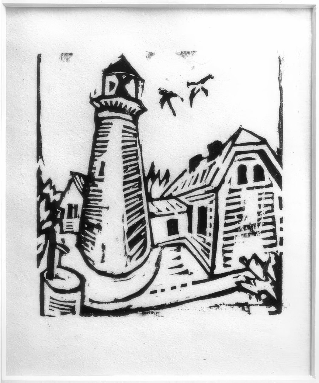 Farol em Fehmarn de Ernst Ludwig Kirchner