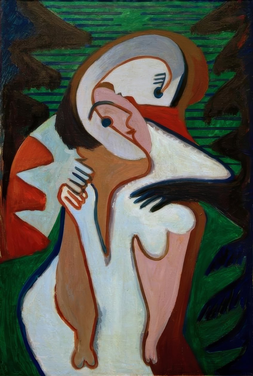 Amantes - O beijo de Ernst Ludwig Kirchner