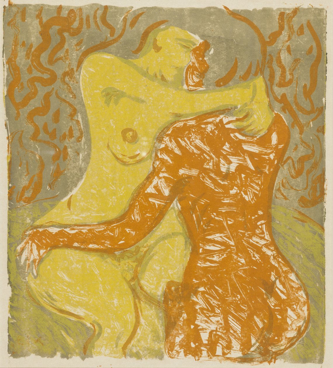 Cena de amor, 1908 de Ernst Ludwig Kirchner