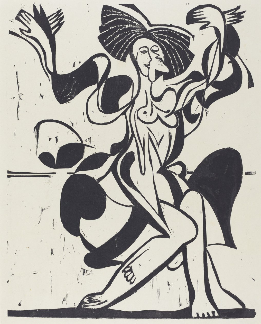 A dança de Mary Wigman de Ernst Ludwig Kirchner