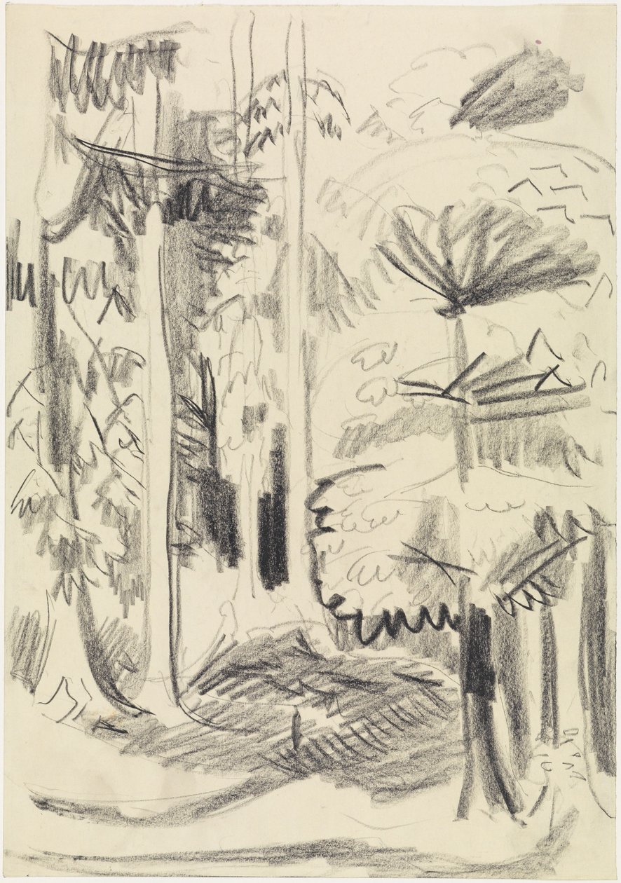Floresta mista de Ernst Ludwig Kirchner