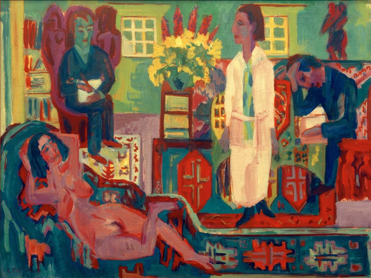 Boêmio moderno de Ernst Ludwig Kirchner