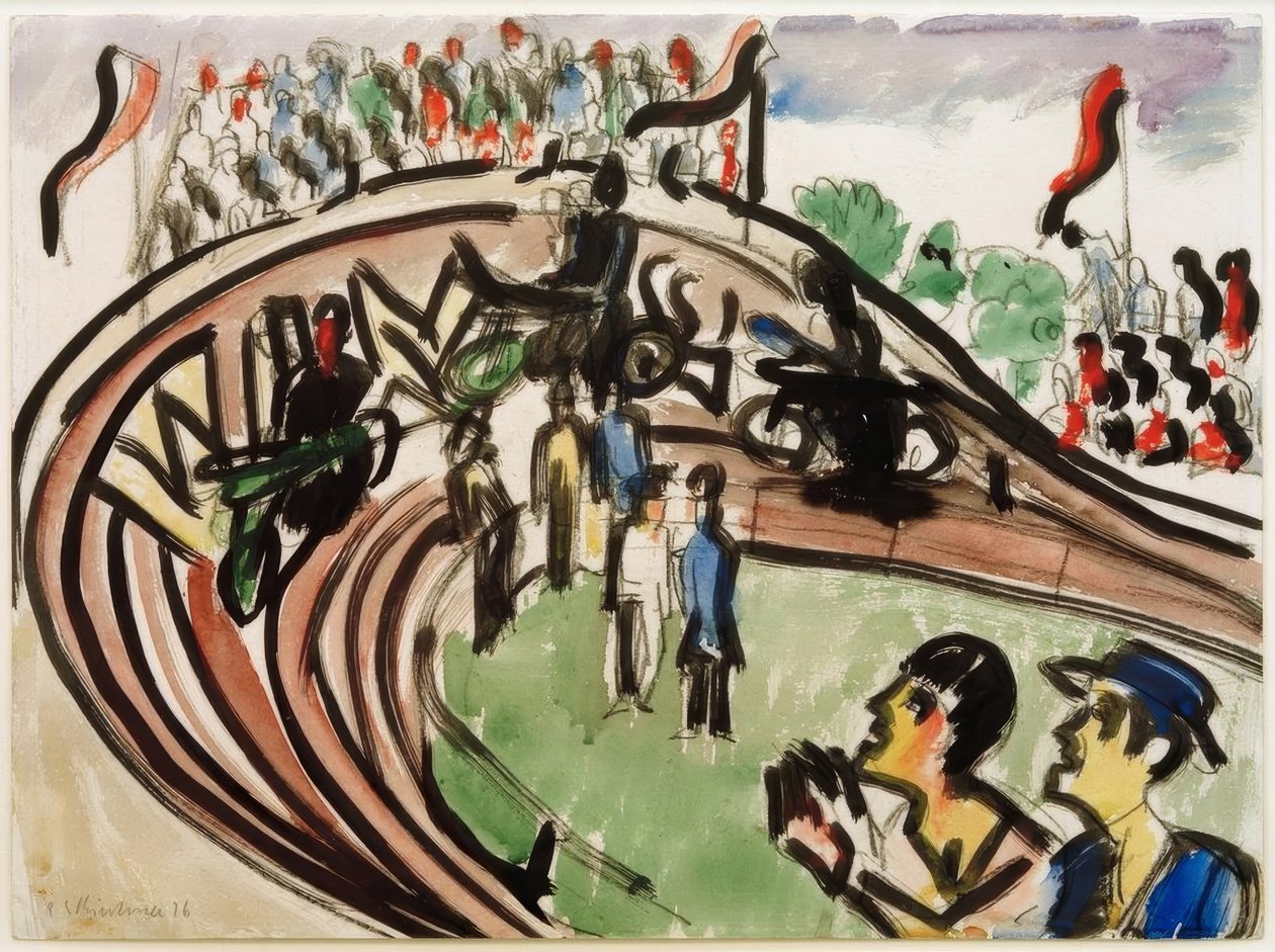 Corrida de motocicleta de Ernst Ludwig Kirchner