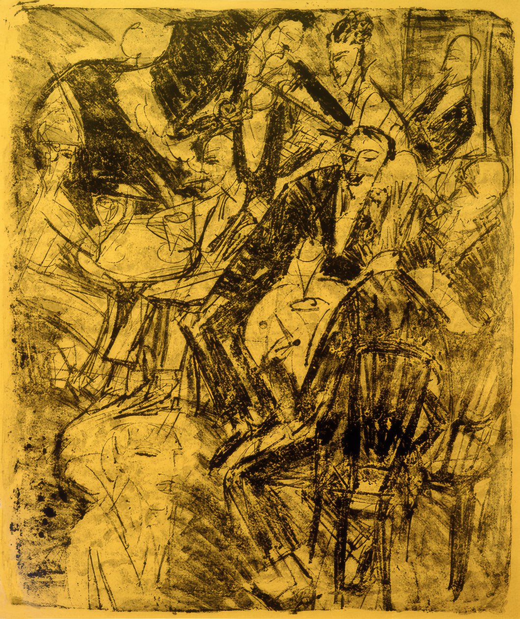música Restaurant de Ernst Ludwig Kirchner