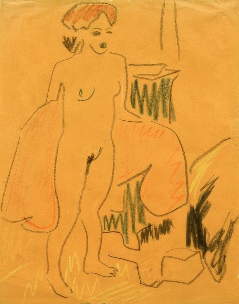 Depois do banho de Ernst Ludwig Kirchner