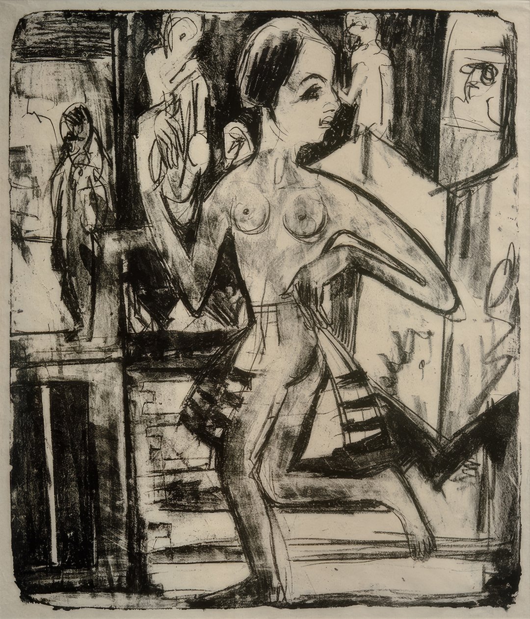 dançarina nua de Ernst Ludwig Kirchner