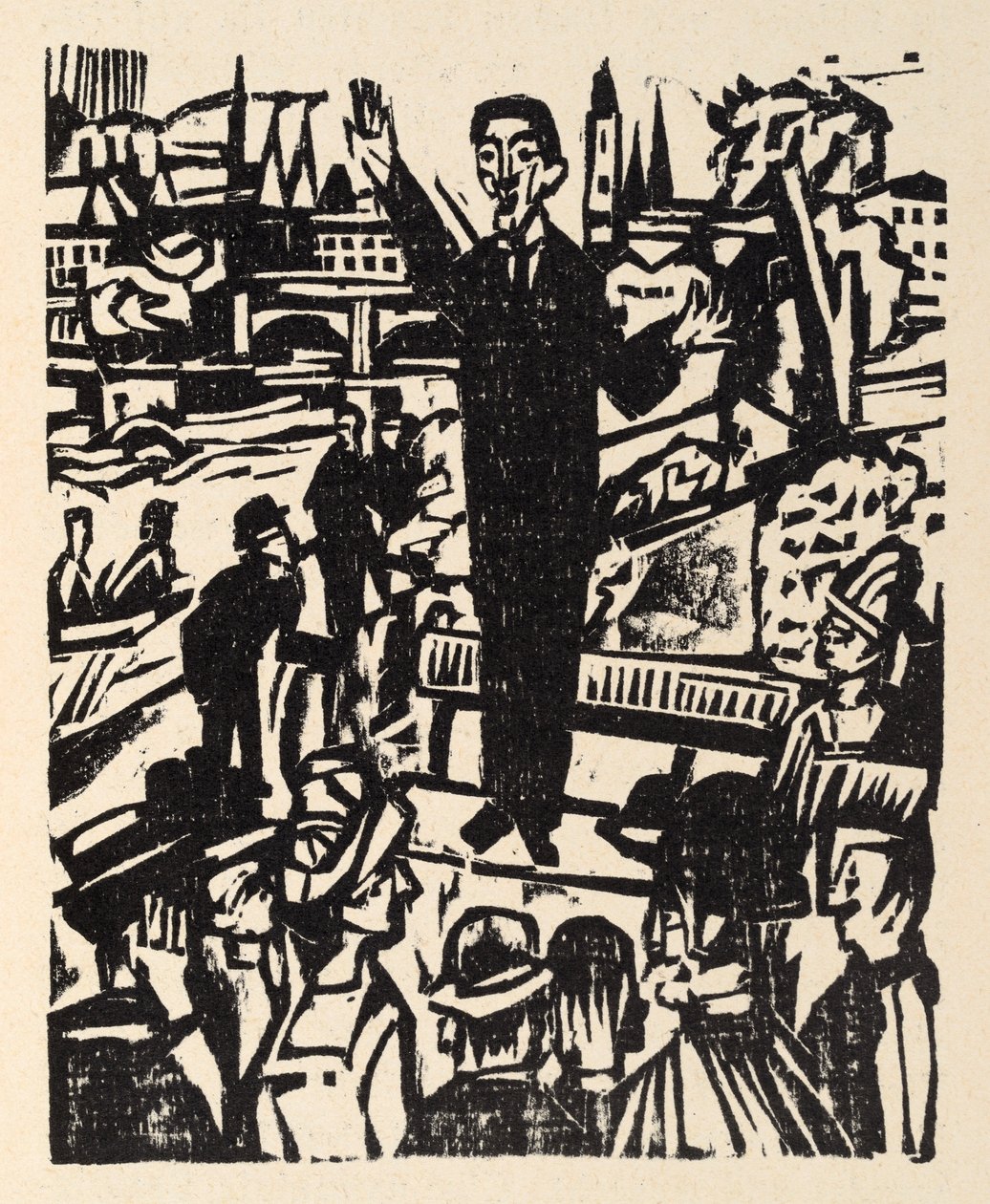 Junto à estrada principal. Contos de Jakob Bosshart. O apóstolo da paz - O orador de Ernst Ludwig Kirchner