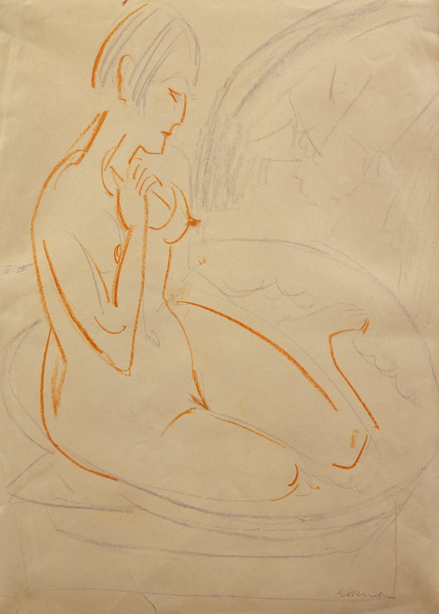 Nu; Akt, de Ernst Ludwig Kirchner