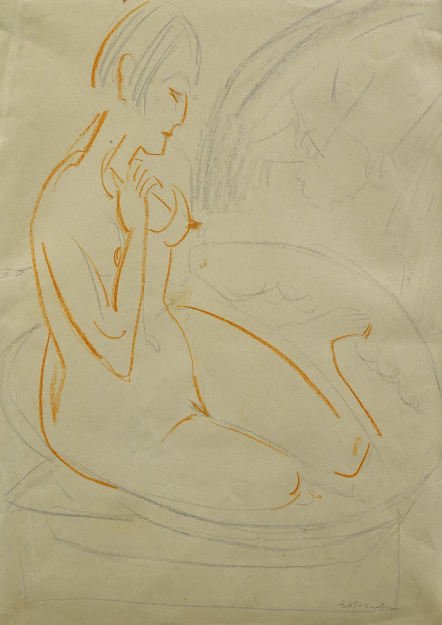 Nu; Akt, de Ernst Ludwig Kirchner