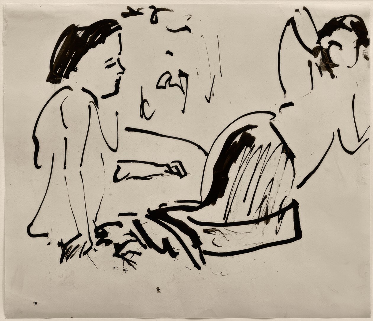 Sem título (duas mulheres sentadas) de Ernst Ludwig Kirchner