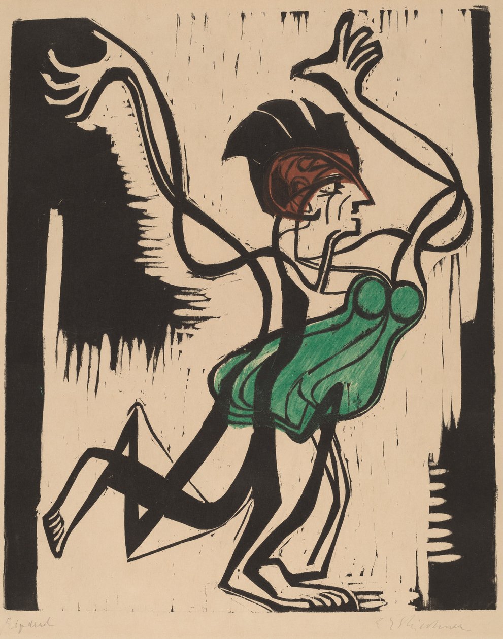 Clima em Paluca de Ernst Ludwig Kirchner