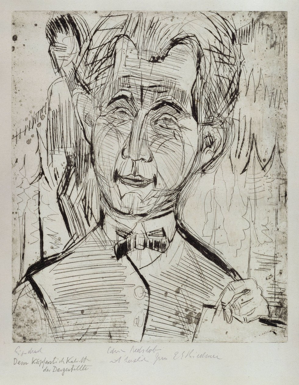 Retrato do Dr. Redslob de Ernst Ludwig Kirchner