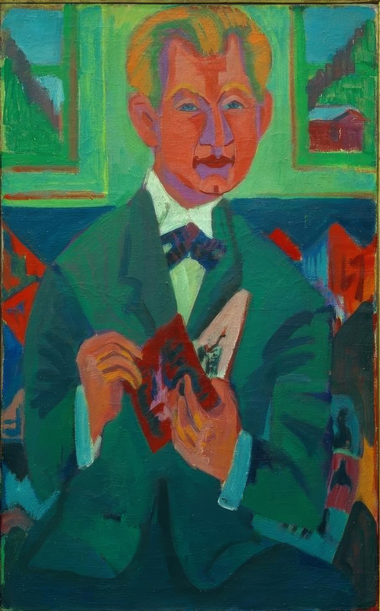 Retrato Edwin Redslob de Ernst Ludwig Kirchner