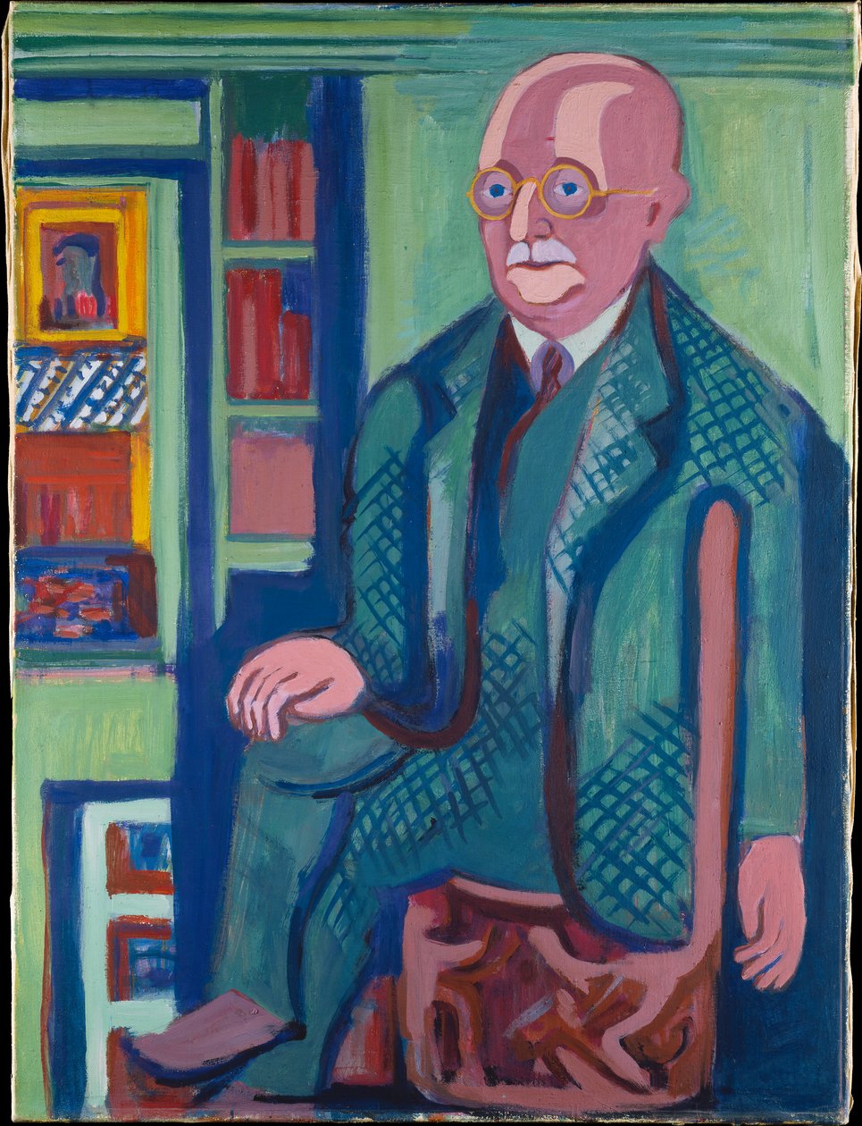 Retrato do Dr. Carl Hagemann de Ernst Ludwig Kirchner