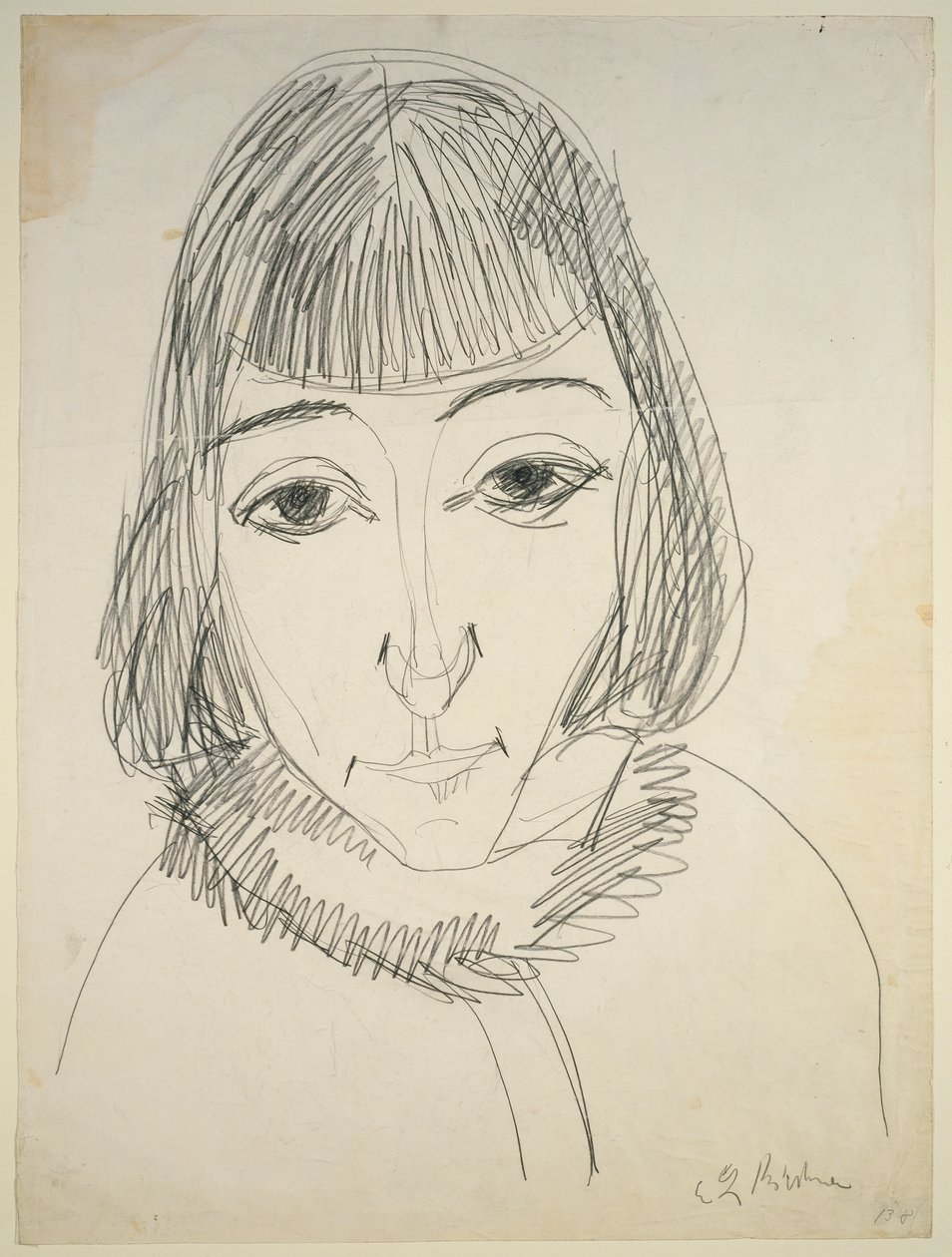 Retrato de Erna de Ernst Ludwig Kirchner