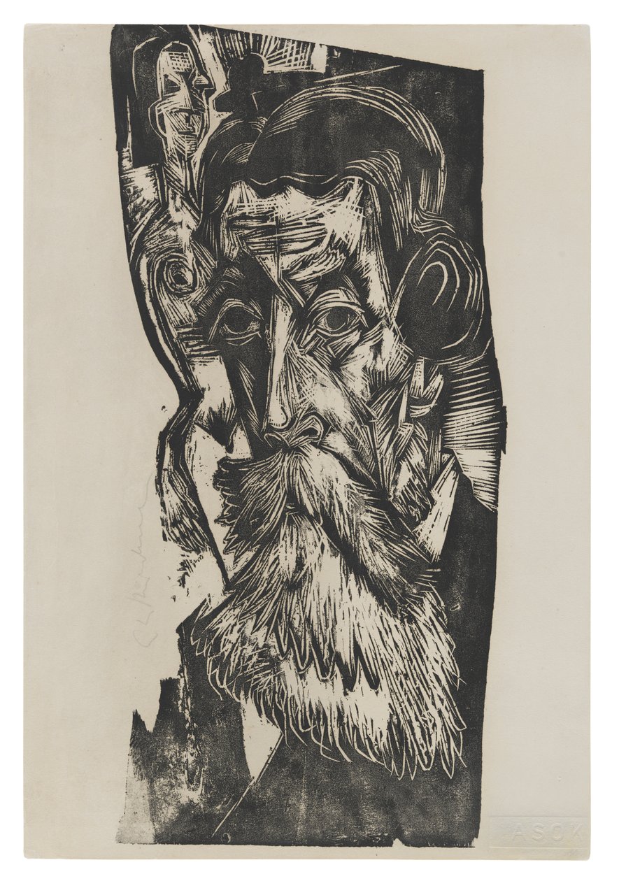 Retrato de Ludwig Schames de Ernst Ludwig Kirchner
