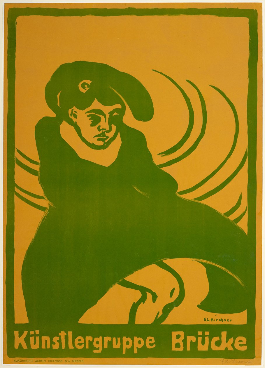 Pôster de A Ponte de Ernst Ludwig Kirchner