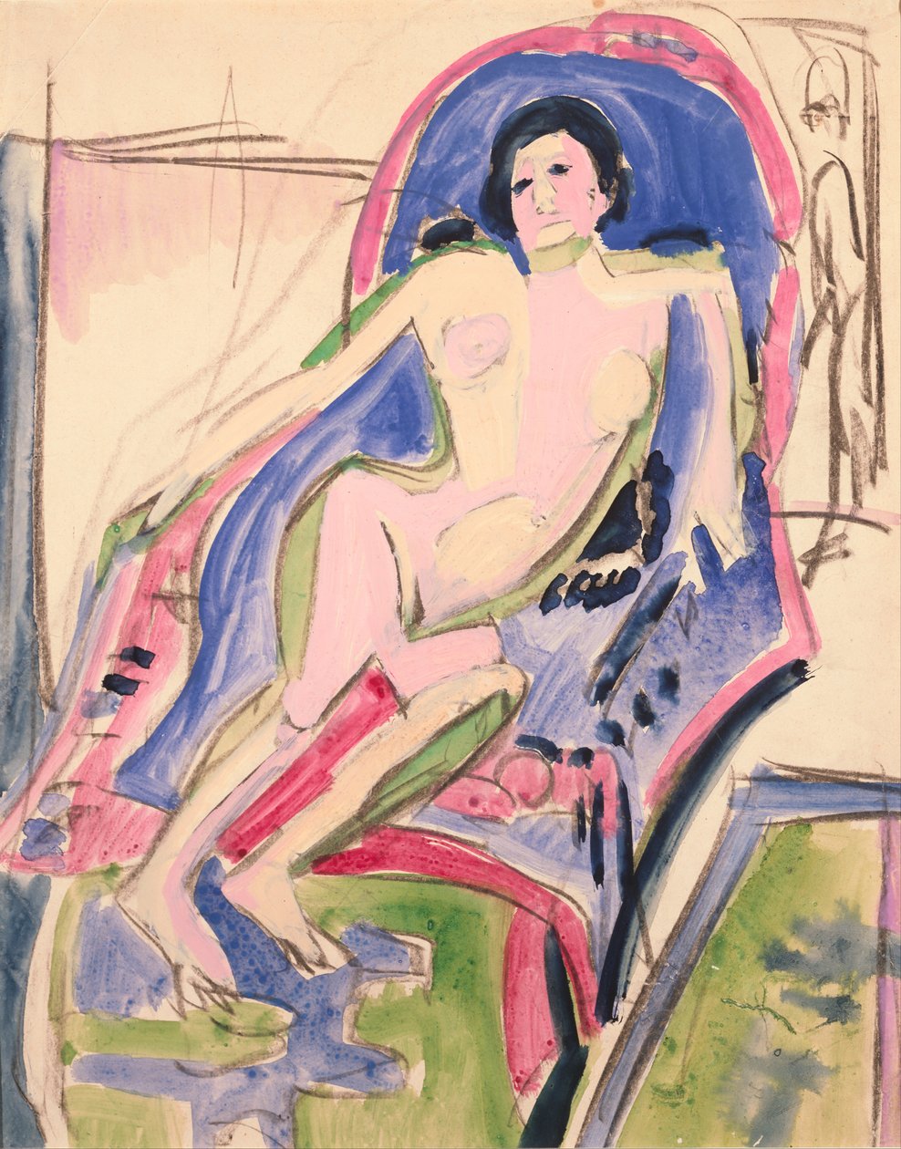 Nu Reclinado de Ernst Ludwig Kirchner